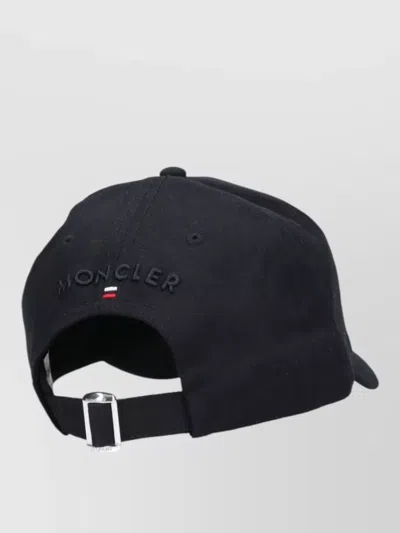Moncler L20913b000210u618 Tricolour Logo Baseball Cap In Blue