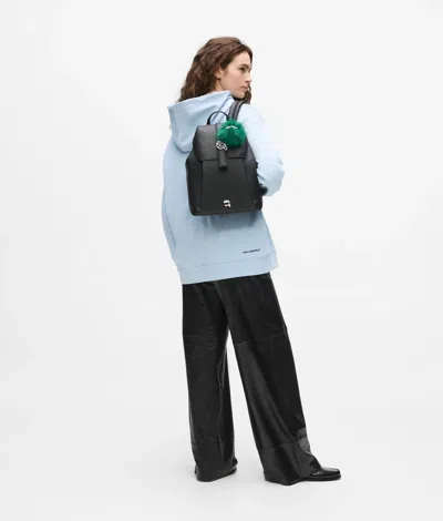 Karl Lagerfeld Ikon Pebble Charm Backpack