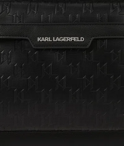 Karl Lagerfeld K/monogram Perforated Backpack