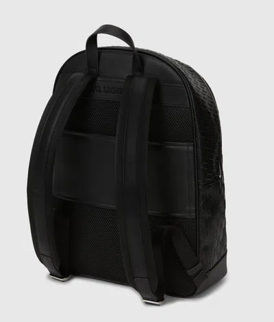 Karl Lagerfeld K/monogram Perforated Backpack