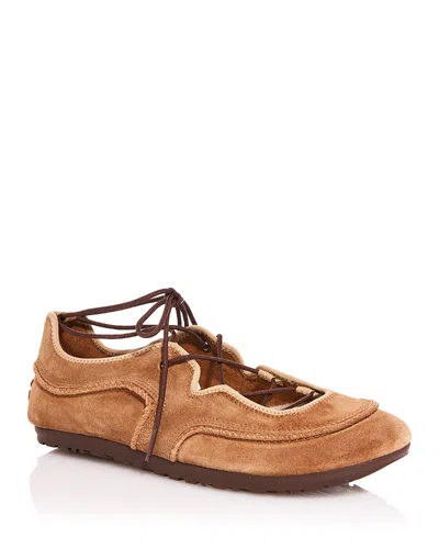 Ugg Quill Ballet Sneakers In Brown