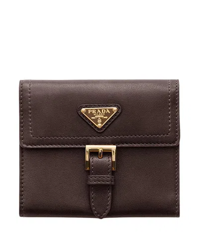 Prada Small Nappa Leather Wallet In Pattern