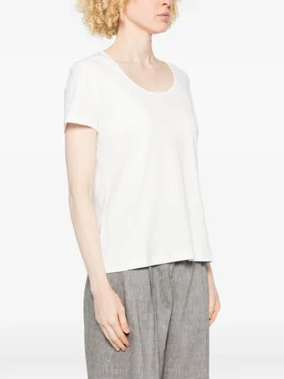 S Max Mara Diva Short-sleeve T-shirt In White