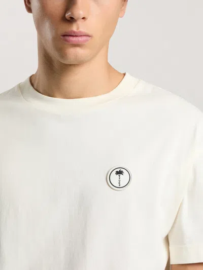 Palm Angels Palm Tree Regular T-shirt In Brown