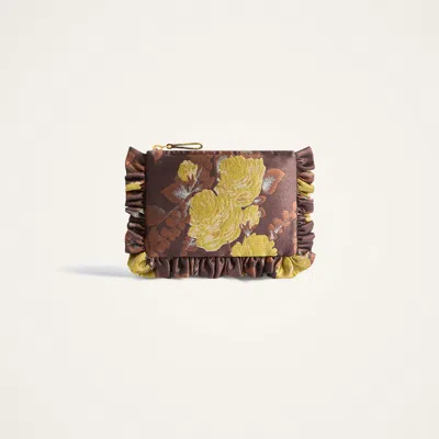 La Doublej Hand Pochette In Devon Brown