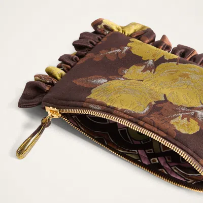 La Doublej Hand Pochette In Devon Brown