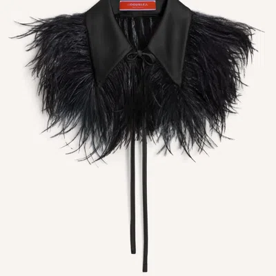 La Doublej La Scala Collar In Solid Black