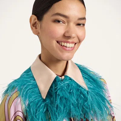 La Doublej La Scala Collar In Solid Light Beige