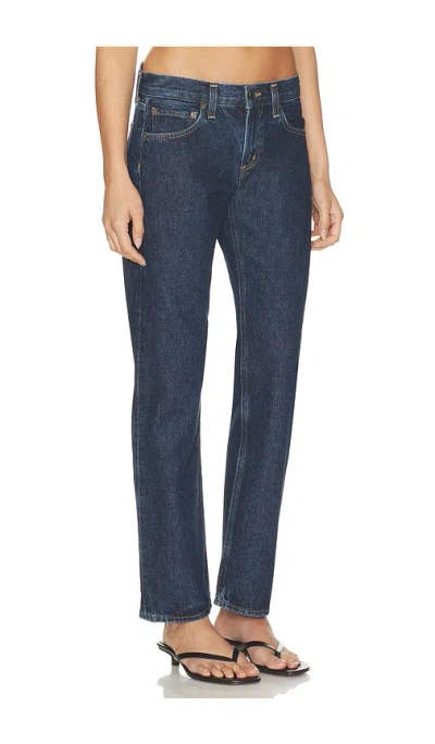 Agolde Kelly High-rise Straight Jeans In Blue