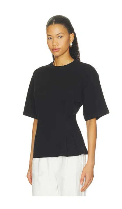 Closed Draped T-shirt In Black