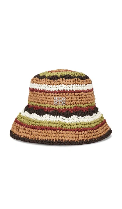 Dé Rococo Crochet Bucket Hat In Multi