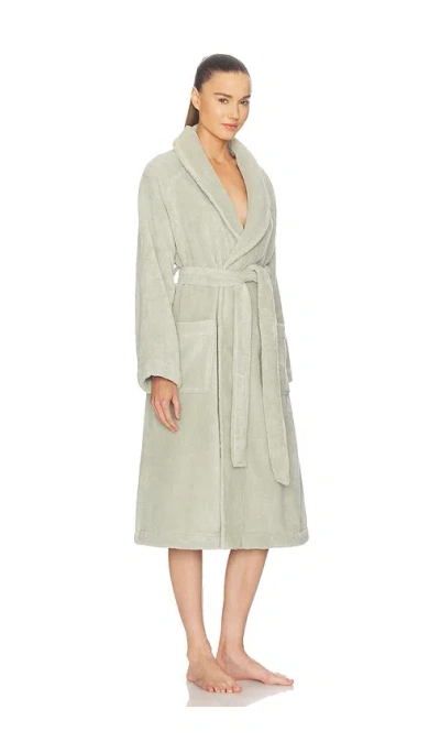 Parachute Classic Plush Robe In Gray