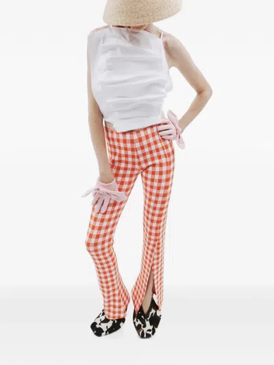 A.w.a.k.e. Crossover-strap Blouse In White