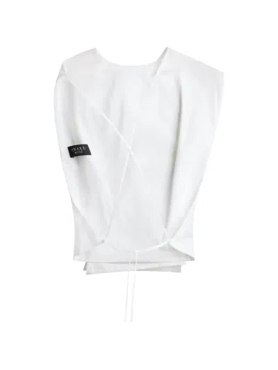 A.w.a.k.e. Crossover-strap Blouse In White