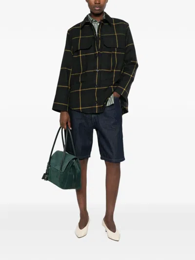Patou Check-pattern Flap-pocket Shirt In Multi