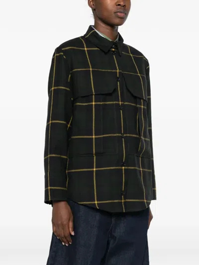Patou Check-pattern Flap-pocket Shirt In Multi