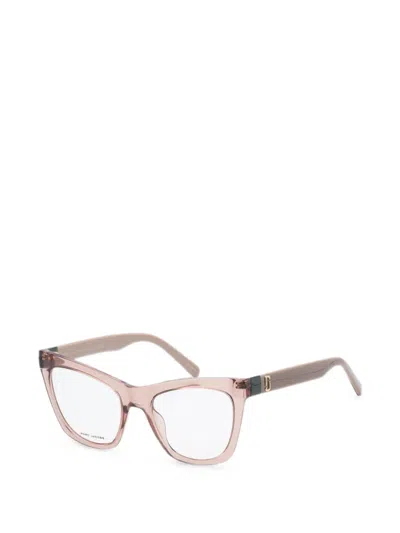 Marc Jacobs Cat-eye Frame Glasses In Brown