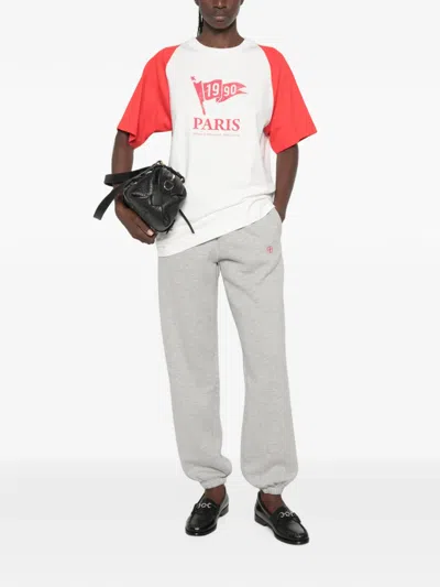System Raglan-sleeve Graphic-print T-shirt In Multi