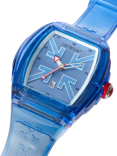 Off-white Beat Watch In Blue