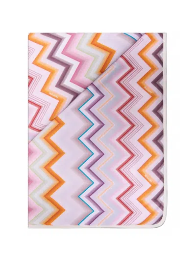 Missoni Zigzag-print Blanket In Pattern