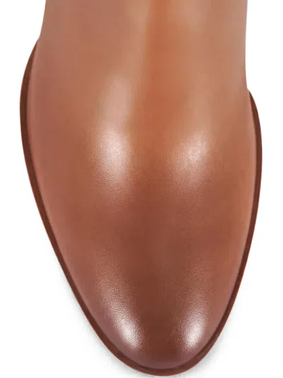 Santoni Buckle-strap Leather Ankle Boots In Brown