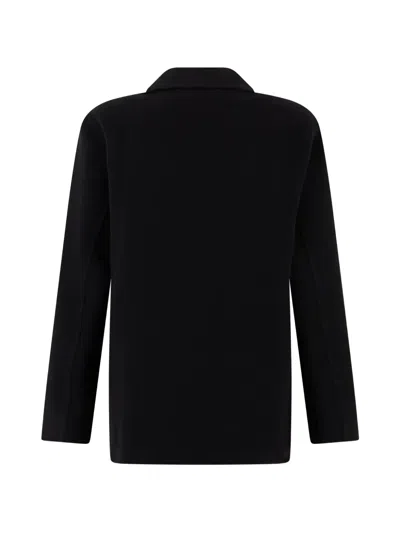 Herno Button-up Patch-pocket Jacket In Black