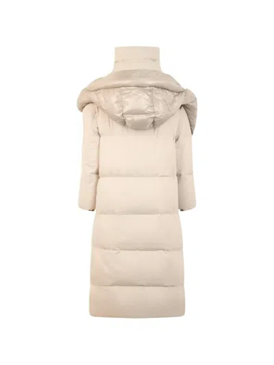 Herno Padded Hooded Coat In Multi