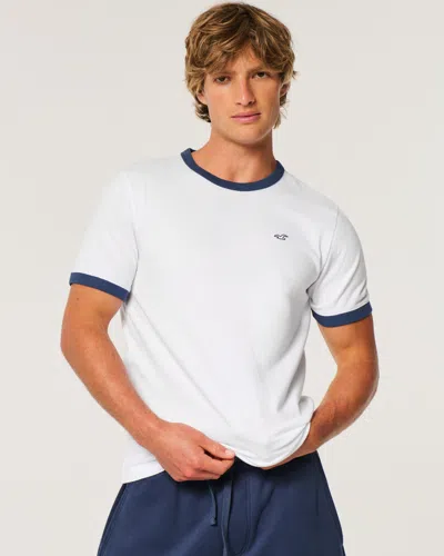 Hollister Must-have Cotton Icon Ringer Tee In White