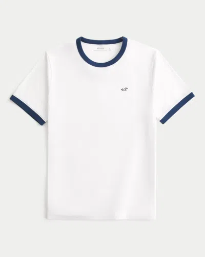 Hollister Must-have Cotton Icon Ringer Tee In White