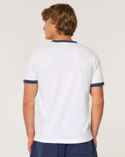 Hollister Must-have Cotton Icon Ringer Tee In White