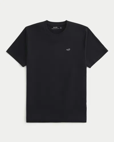 Hollister Must-have Cotton Icon Tee In Black
