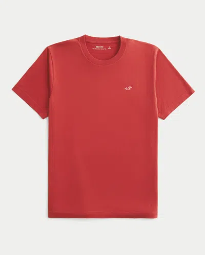 Hollister Must-have Cotton Icon Tee In Red