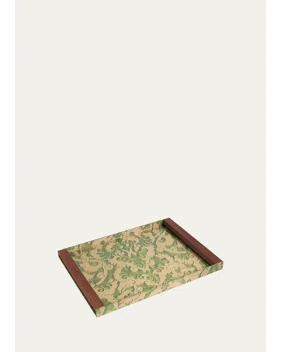 L'objet Fortuny Rectangular Tray In Green