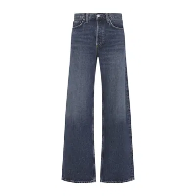 Agolde Harper Stretch Denim Jeans In Blue
