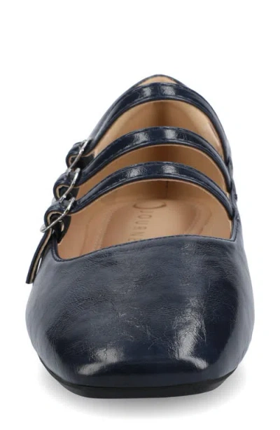 Journee Collection Darlin Multi Strap Mary Jane Flat In Black