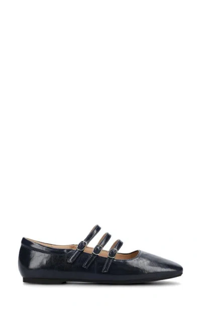 Journee Collection Darlin Multi Strap Mary Jane Flat In Black