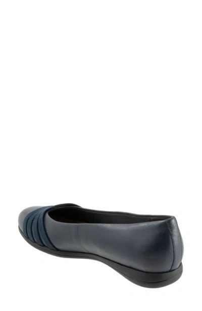 Trotters Drew Wedge Slip-on In Blue