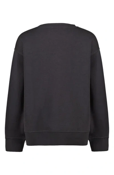 Roxy Kids' Sunny Crew Graphic Sweatshirt In Phantom