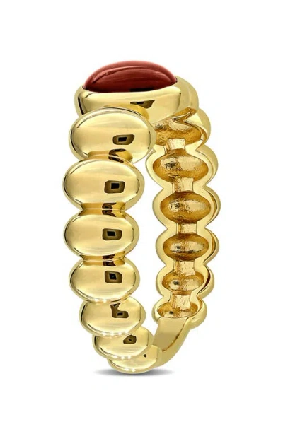 Delmar Garnet Bubble Ring In Red