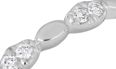 Bony Levy Mika Diamond Stacking Ring In 18kw