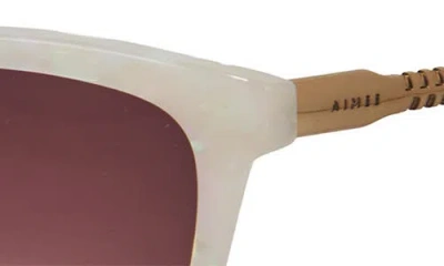 Aimee Kestenberg 54mm Gradient Square Sunglasses In Bone