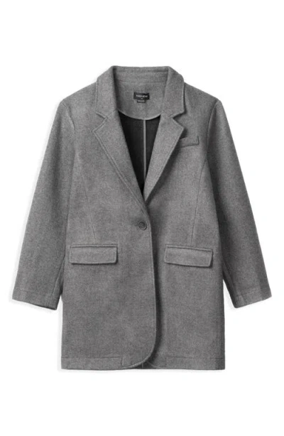 Noize Cena Structured Blazer In Grey Mix
