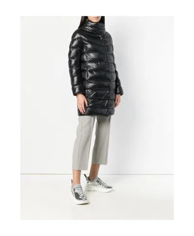 Herno Dora Long Down Jacket In Black
