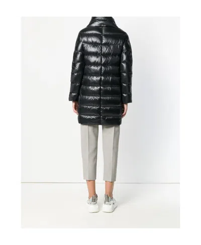 Herno Dora Long Down Jacket In Black