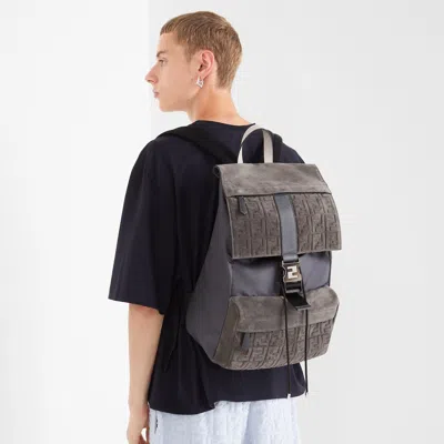 Fendi Ness Medium Backpack In Brown