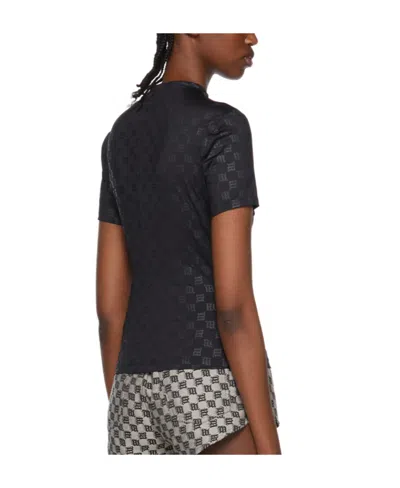 Misbhv Monogram Mockneck T-shirt In Multi