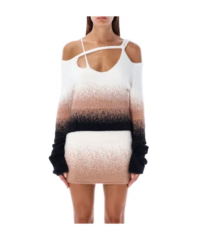Ottolinger Knitted Shoulder Sweater In Multi