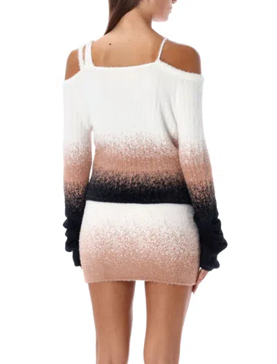 Ottolinger Knitted Shoulder Sweater In Multi
