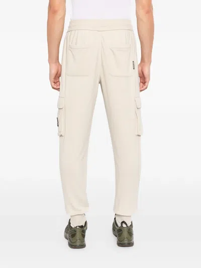 Moose Knuckles Cargo Drawstring Trousers In Neutral