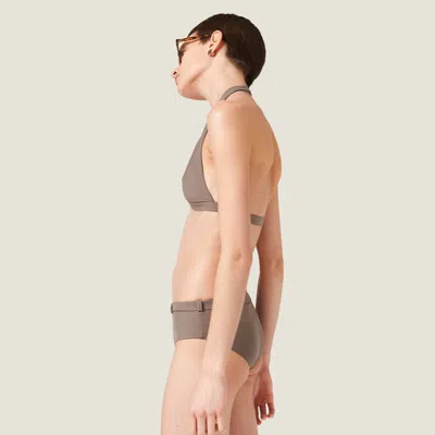 Miu Miu Top Bikini In Brown
